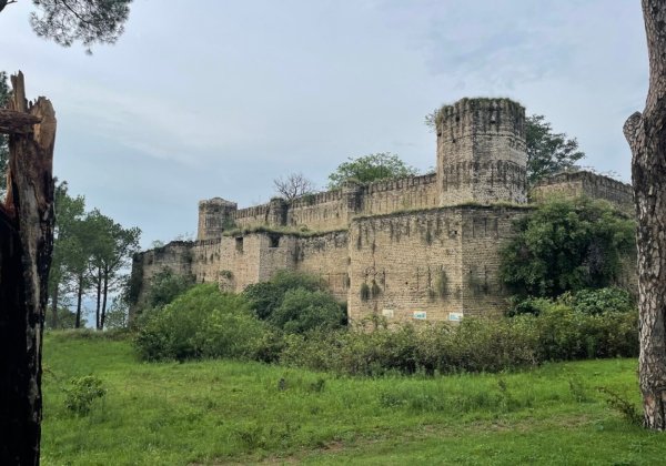 Baghsar Fort, a stone hill fort in the Samahni valley of Bhimber District