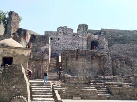Ruins of Kangra Fort in Himachal Pradesh