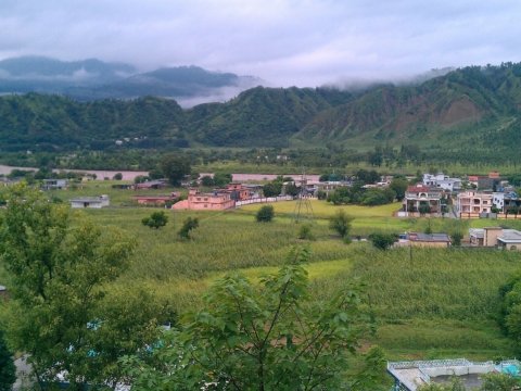 Hills and valley around Kotli, Azad Kashmir