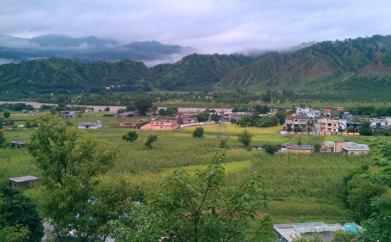 Hills and valley around Kotli, Azad Kashmir